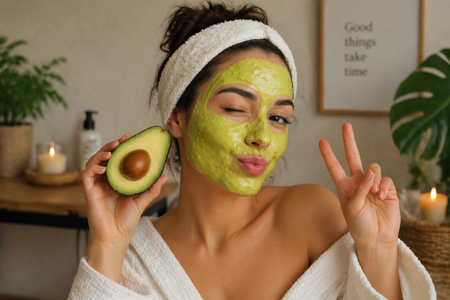 Evde Avokado Yüz Maskesi: 10 Dakikada Işıl Işıl Cilt! (Doğal ve Etkili Tarif)