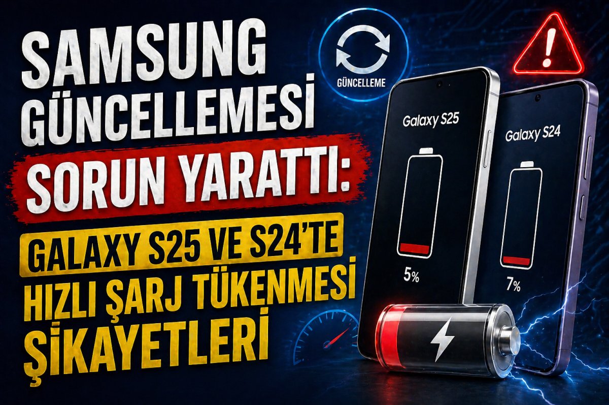 Samsung Güncellemesi Sorun Yarattı: Galaxy S25 ve S24’te Pil Krizi